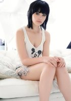 Стройная брюнеточка с милыми формами ждет тебя 1 фотография